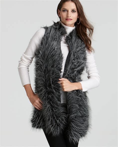 michael kors faux fur vest.